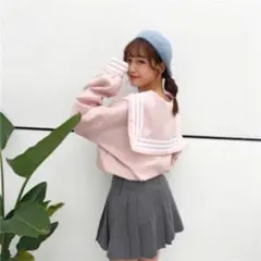 セーラー服風 トップス 夢かわいい