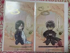 刀剣乱舞 とうらぶ アニカフェ アニメイト10周年 箔押しカード 青江 同田貫