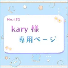kary様 専用ページ