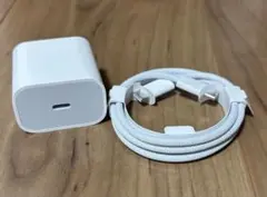 Apple 20W USB-C 充電器 ケーブルセット　純正新品