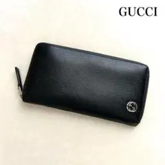 GUCCI グッチ 長財布 ラウンドファスナー 黒