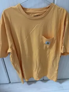 Carhartt Tシャツ ポケット付き オレンジXL
