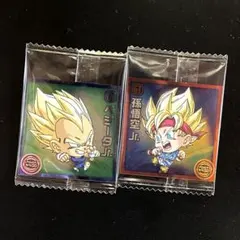 ドラゴンボール シールウエハース 孫悟空Jr. ベジータJr. 2枚セット