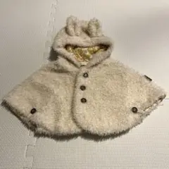 うさぎ耳　フード付きポンチョ