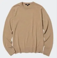 【新品】 UNIQLO エクストラファインメリノ クルーネック セーター　L