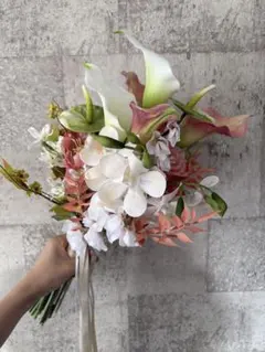 ブートニア付 結婚式 ウェディング ブーケ