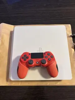 PS4本体 ホワイト レッドコントローラー