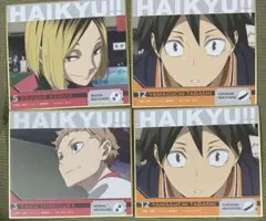 一番くじ　劇場版　ハイキュー　ゴミ捨て場の決戦　色紙　夜久衛輔　孤爪研磨　山口忠