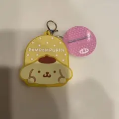 ポムポムプリン シリコンラバーミニポーチ キーホルダー