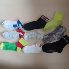 メンズ ソックス まとめ売り 9足セット　GU　ユニクロ　ASICS　ワークマン