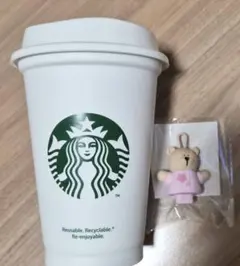 スタバ リユーザブルカップ473ml ベアリスタキャップ - メルカリ