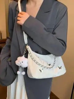 ザノースフェイス ブラックメッセンジャーバッグ@3