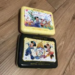 ディズニー　ホテルアメニティ　缶　アメニティキット