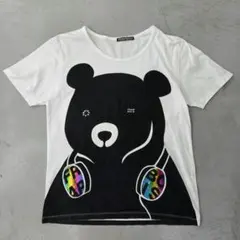 FRAPBOIS ベア ヘッドフォン プリント Tシャツのサムネイル