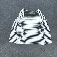 y2k 00s archive 短丈ボーダーロンT長袖カットソー c-boy L