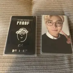 BTS RM PROOF 展示会　エキシビジョン　トレカ