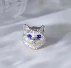 新品未使用　猫ちゃんリング