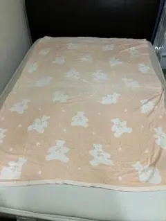 【限定掲載】クマ　ブランケット　シングルサイズ