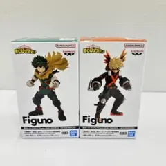 新品未開封】ヒロアカ Figuno 緑谷出久& 爆豪勝己 フィギュアセット