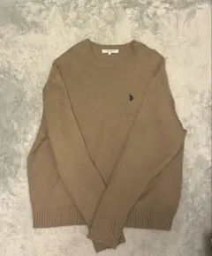 【美品】U.S. POLO ASSN. クルーネックニット Lサイズ