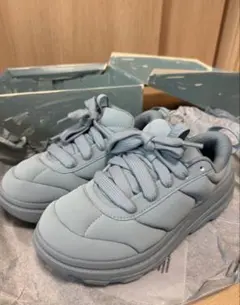 ◆マルニ　グレー　厚底シューズ　３６　美品◆