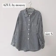 AZUL BY MOUSSY オーバーサイズ長袖シャツのサムネイル