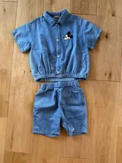 petit main ミッキー セットアップ 80cm