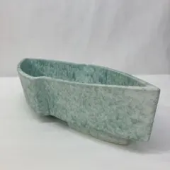 変形花器 舟形 水盤 モダンデザイン 花器 華道 いけばな フラワーベース