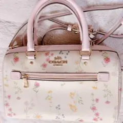 コーチ ハンドバッグ 花柄 ショルダーバッグ ハンドバッグミニ coach