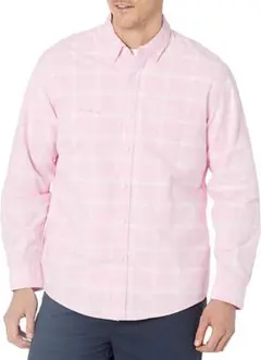 オックスフォードシャツ ピンク　チェック 長袖 メンズ　レディース　シャツ