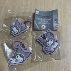 ホワイト&ブラックエンジェルラバーチャーム クロミセット