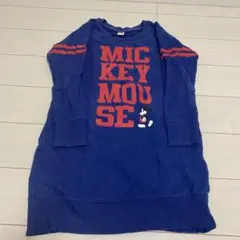 UNIQLO ミッキーマウス トレーナー L 青