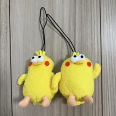ポインコ　兄、弟ストラップ 2個セット