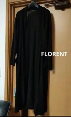 本日まで出品FLORENT ブラック ロングカーディガン　フローレント　薄手のサムネイル