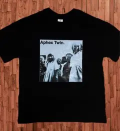 未着用　aphex twin　Tシャツ　綿100% 黒　Lサイズ