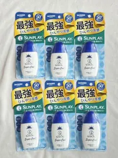 ロート製薬　メンソレータム　サンプレイスーパークール　日焼け止め乳液　6個セットのサムネイル