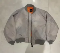 BEAMSホワイト MA-1 フライトジャケット