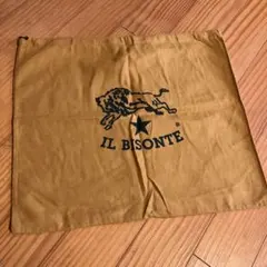 【美品】IL BISONTE ブラウン 巾着袋のサムネイル