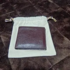 IL BISONTE ダークブラウン 二つ折り財布