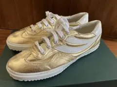 最終sale⭐︎新品⭐︎スペルガゴールドスニーカー37 未使用品(NIKEデイト)のサムネイル
