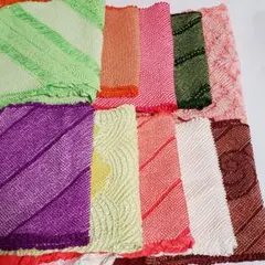 (0525)帯揚げ 10点 総絞り 着物 和装 小物 振袖