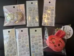 ちいかわBaby　おしりもっちりフレークシール　ミニミニぷっくりシール×5