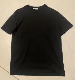 【美品】LACOSTE ラコステ 刺繍ロゴ Tシャツ ブラック