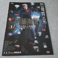 未使用・劇場版 呪術廻戦 フライヤー30枚