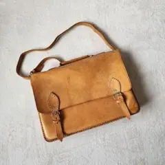 ナチュラルレザー ショルダーバッグ