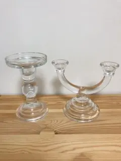 新品未使用　キャンドルホルダー　2つセット