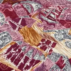 幾何学模様の生地 約110cm幅x 205cm