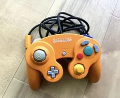 【送料込】Nintendo ゲームキューブ コントローラー オレンジ
