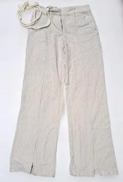 ZARA　ストライプ カジュアルパンツ