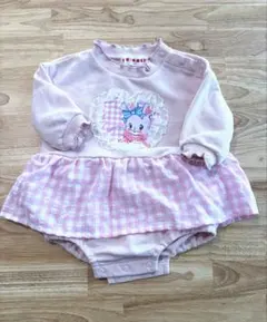 SWIMMER ベビー ロンパース ピンク うさぎ柄　70㎝